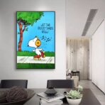 poster snoopy vintage 1