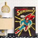vintage superhelden poster