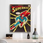 vintage superhelden poster