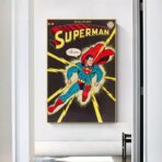 vintage superhelden poster