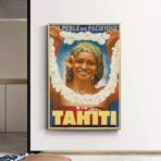 poster tahiti vintage 1