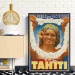 poster tahiti vintage 1