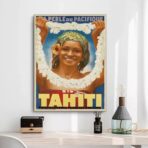 poster tahiti vintage 1