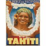 poster tahiti vintage 1