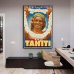poster tahiti vintage 1