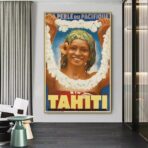 poster tahiti vintage 1