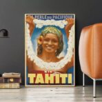 poster tahiti vintage 1