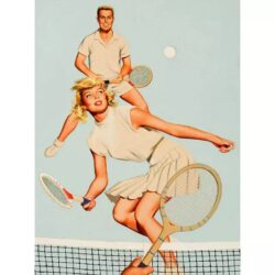 vintage tennis poster 2