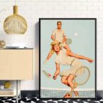 vintage tennis poster 2