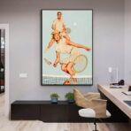vintage tennis poster 2