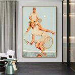 vintage tennis poster 2