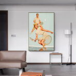 vintage tennis poster 2