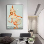 vintage tennis poster 2