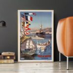 poster toulon vintage 1