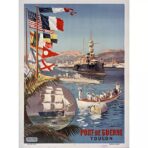 poster toulon vintage 1