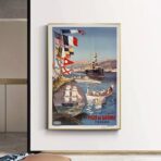poster toulon vintage 1
