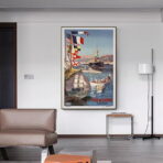poster toulon vintage 1