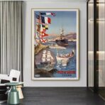 poster toulon vintage 1