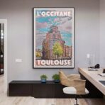 poster toulouse vintage 1