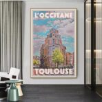 poster toulouse vintage 1