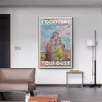 poster toulouse vintage 1