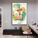 vintage tropen poster