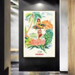 vintage tropen poster