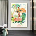 vintage tropen poster