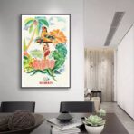 vintage tropen poster
