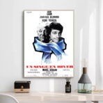 poster ein affe im winter