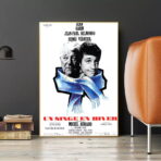 poster ein affe im winter