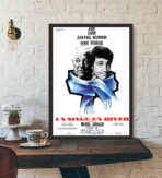 poster ein affe im winter