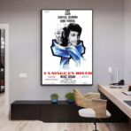 poster ein affe im winter