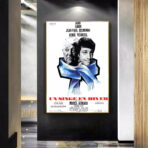 poster ein affe im winter