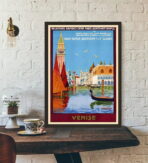 vintage venedig poster 1