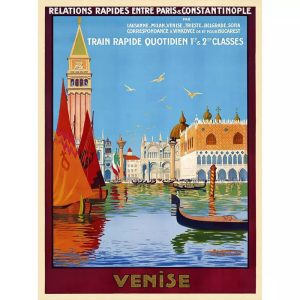 vintage venedig poster 1