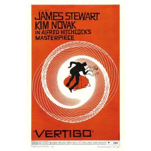 poster vertigo hitchcock 1