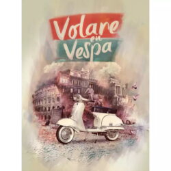 vintage vespa poster 1