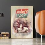 vintage vespa poster 1
