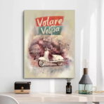 vintage vespa poster 1