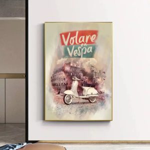 vintage vespa poster 1
