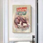 vintage vespa poster 1