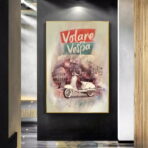 vintage vespa poster 1