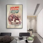 vintage vespa poster 1