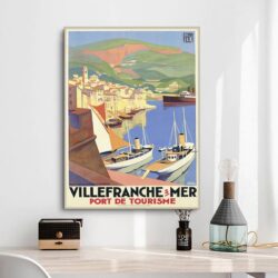 poster villefranche sur mer 1