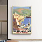 poster villefranche sur mer 1