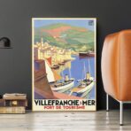 poster villefranche sur mer 1