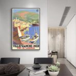 poster villefranche sur mer 1
