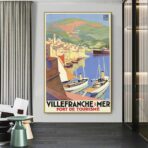 poster villefranche sur mer 1