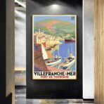 poster villefranche sur mer 1